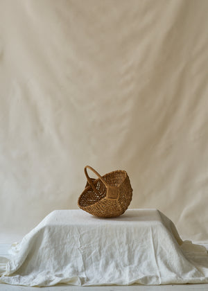 Antique Primitive Handwoven Basket