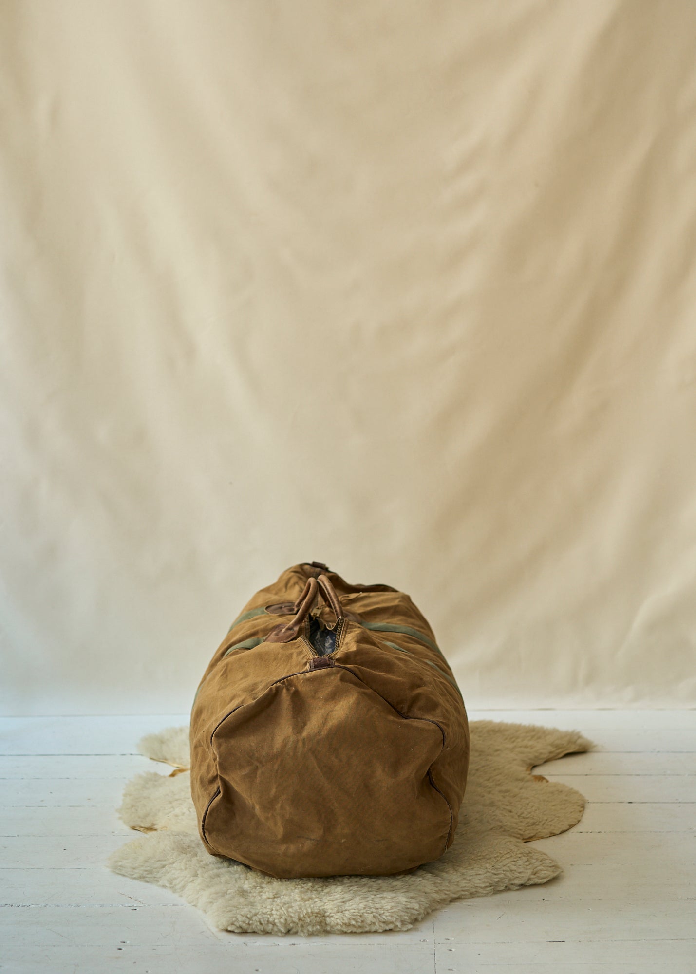 Vintage LL Bean Canvas Duffle Bag