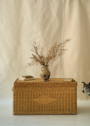 Vintage Wicker Chest