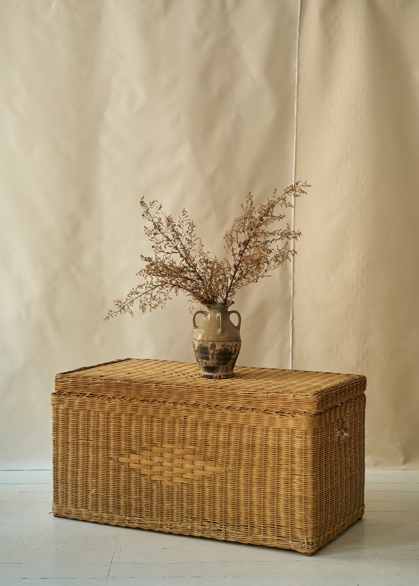 Vintage Wicker Chest