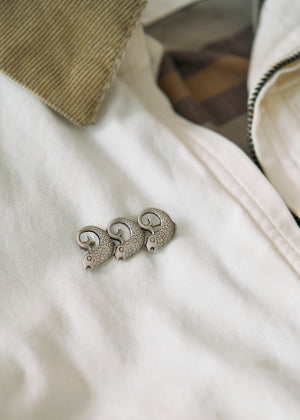 Sterling Parenti Three Fish Brooch