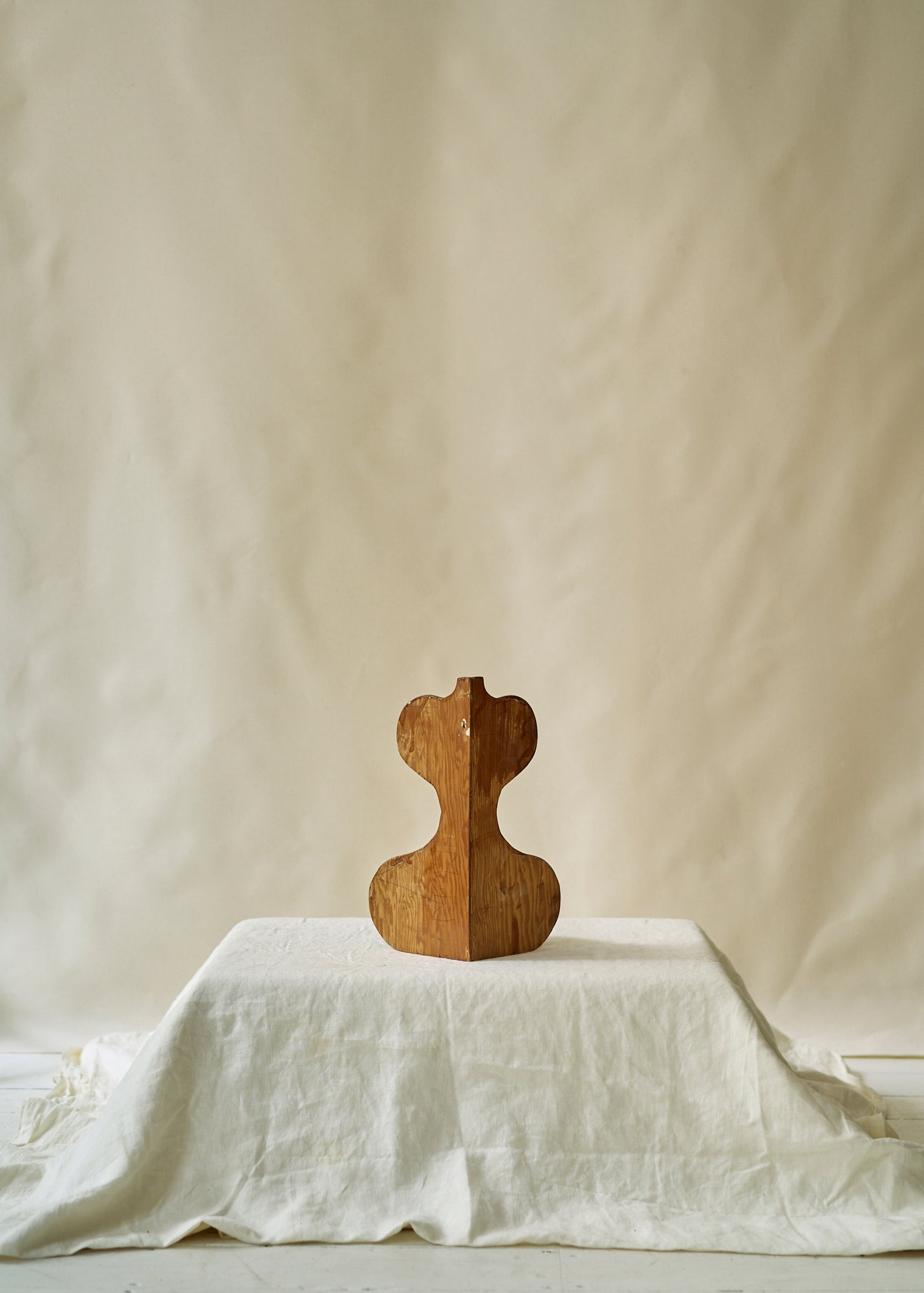 Vintage Handmade Folk Art Corner Shelf