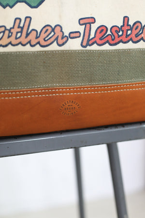 1950's era Salvaged Hemp and Work Apron Carryall