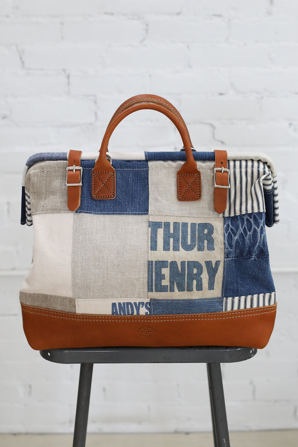 1940's era Salvaged Patchwork Canvas Carryall – FORESTBOUND