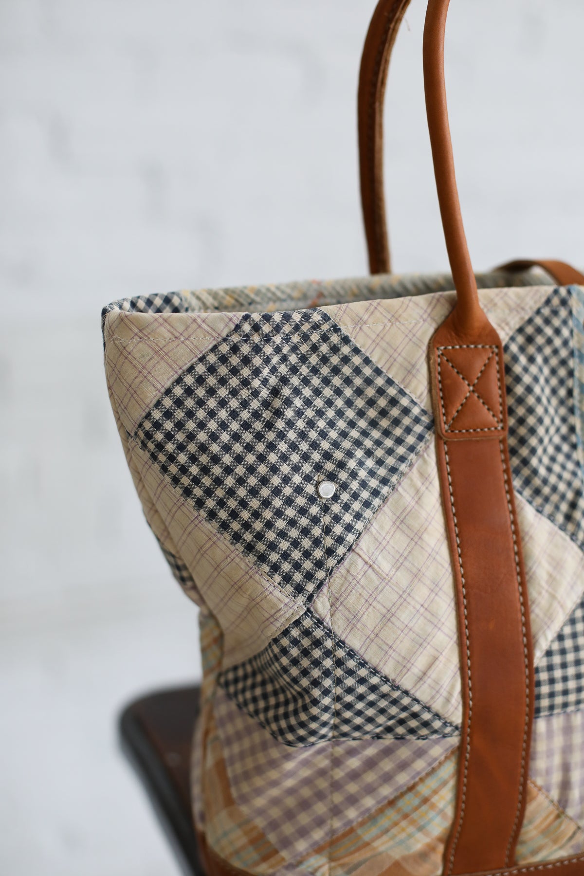 1950's era Salvaged Quilt Top Tote Bag