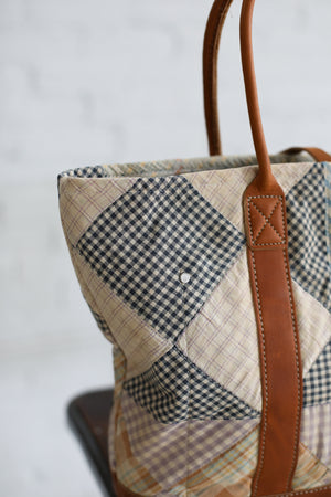 1950's era Salvaged Quilt Top Tote Bag