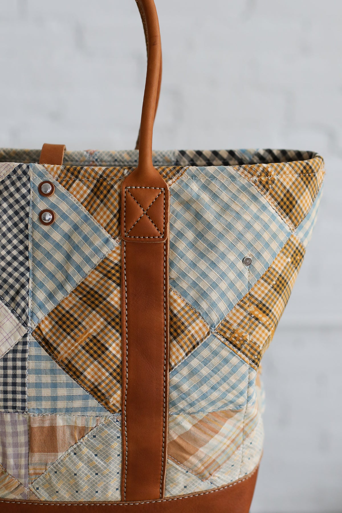 1950's era Salvaged Quilt Top Tote Bag