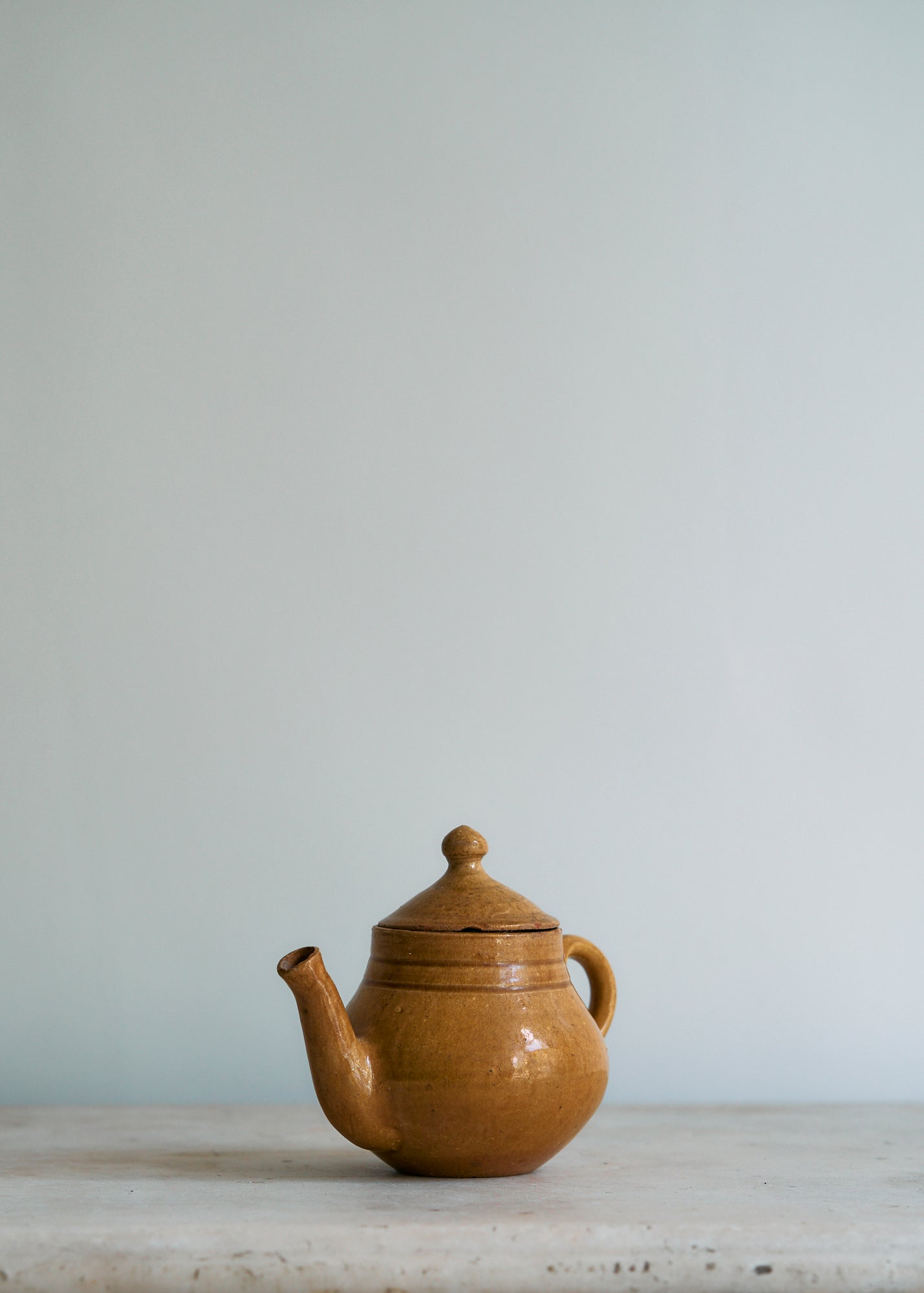 Small Antique Stoneware Tea Pot