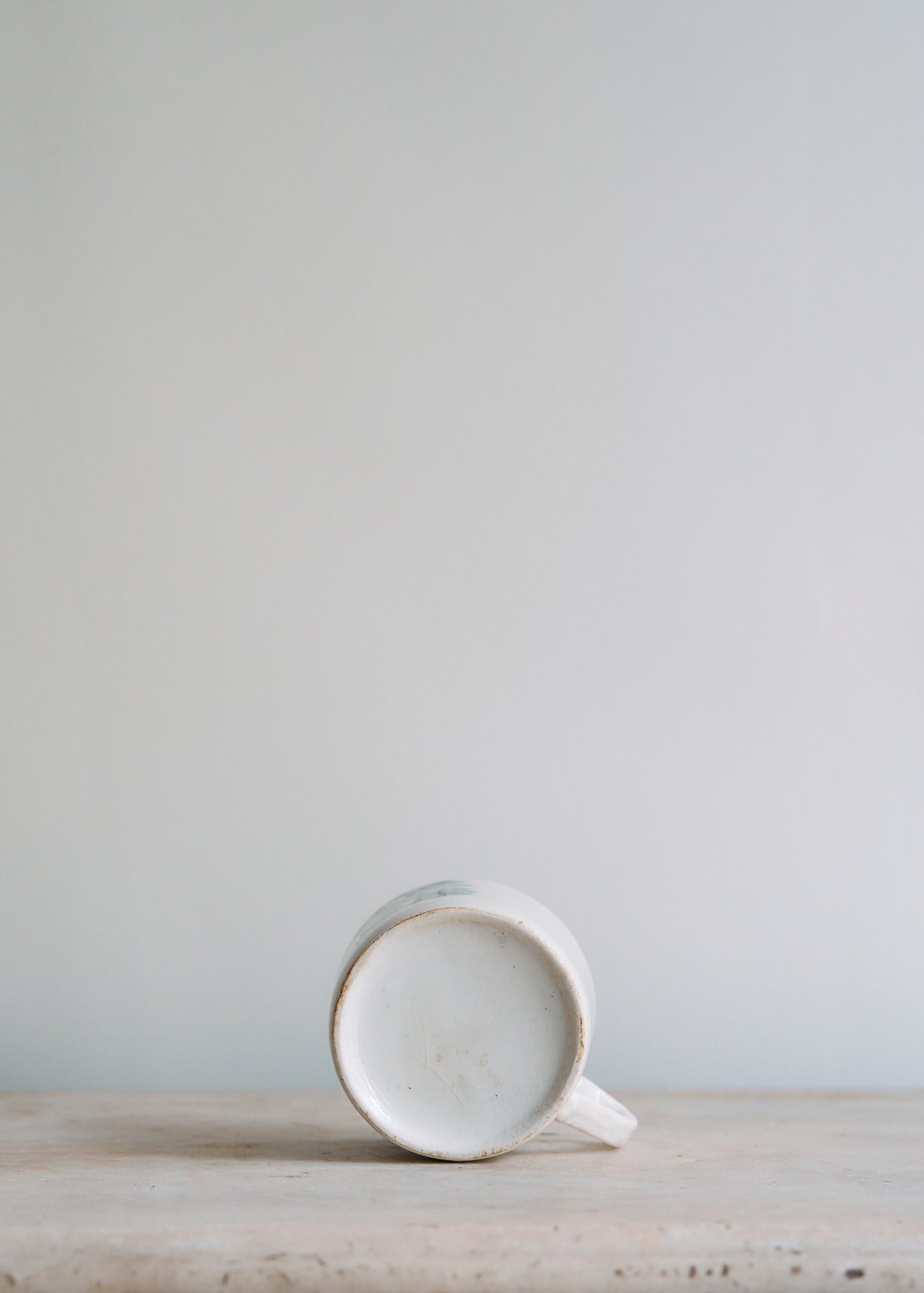 Antique English Child's Mug, 'F'
