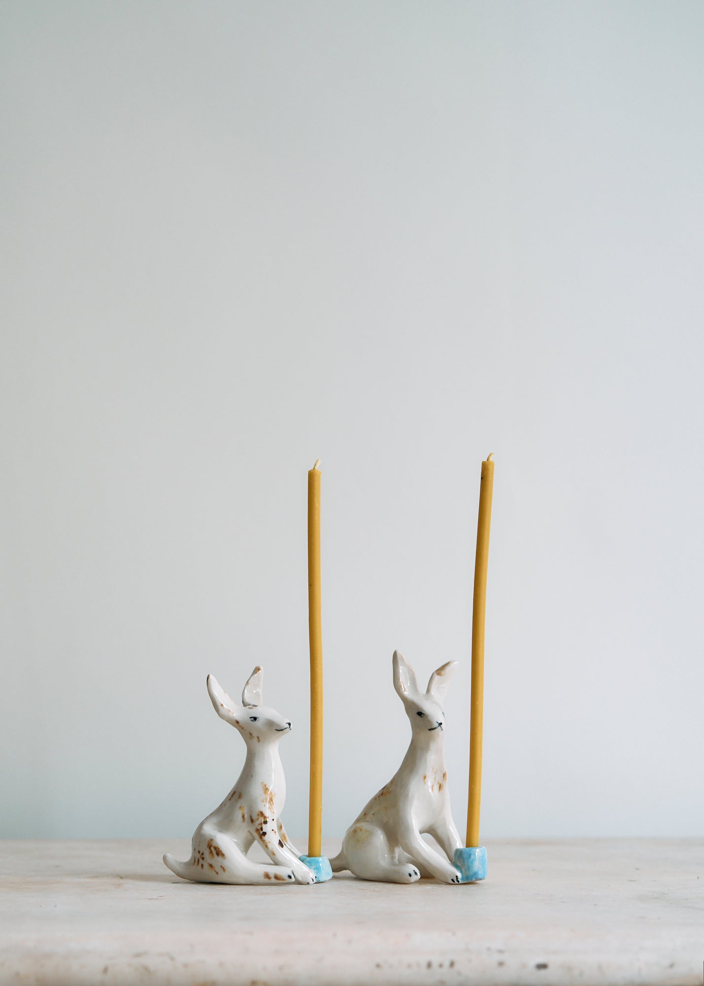 Handmade Ceramic Animal Candle Holders