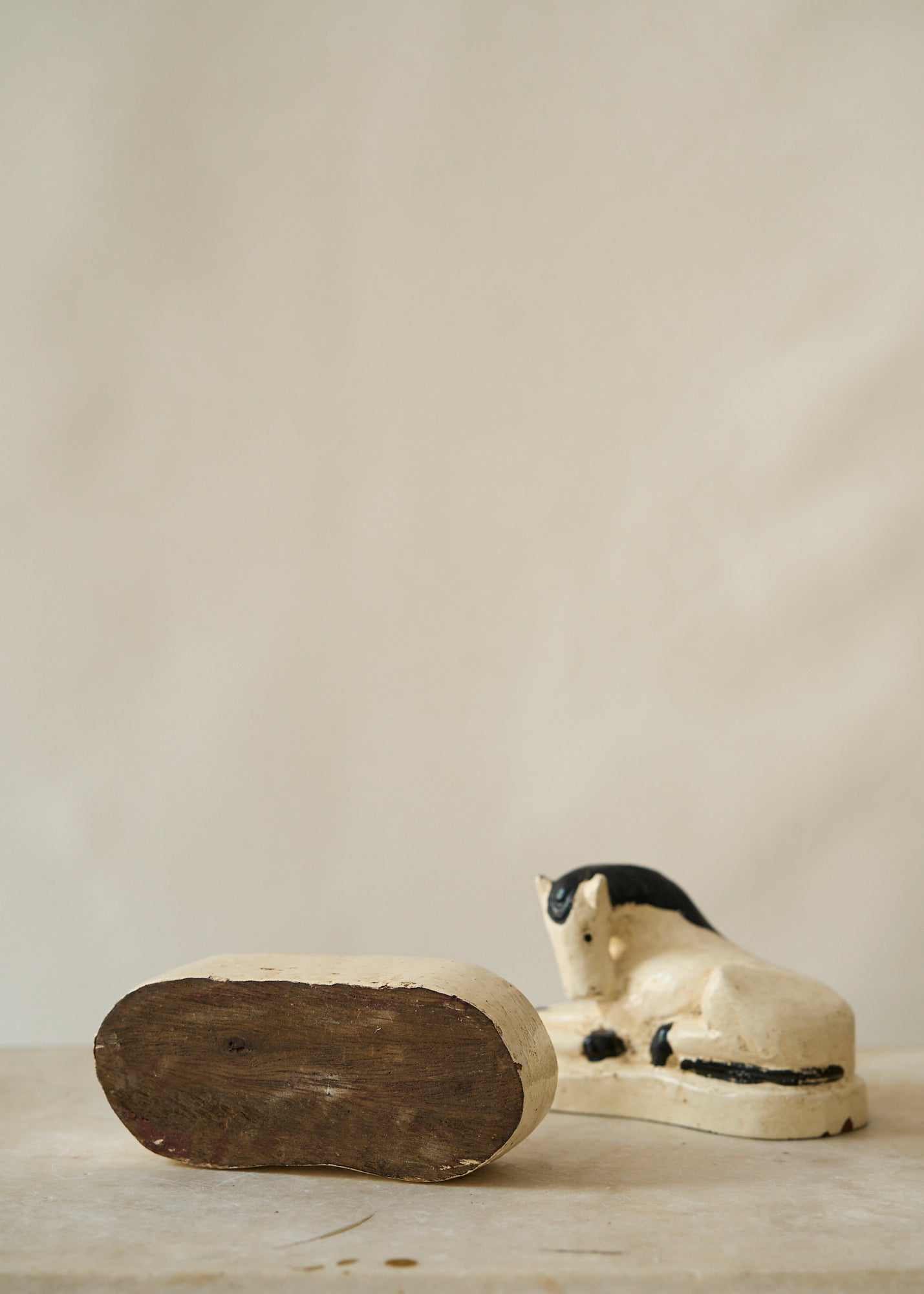 Folk Art Wooden Horse Keepsake Box