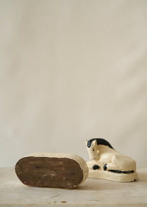 Folk Art Wooden Horse Keepsake Box