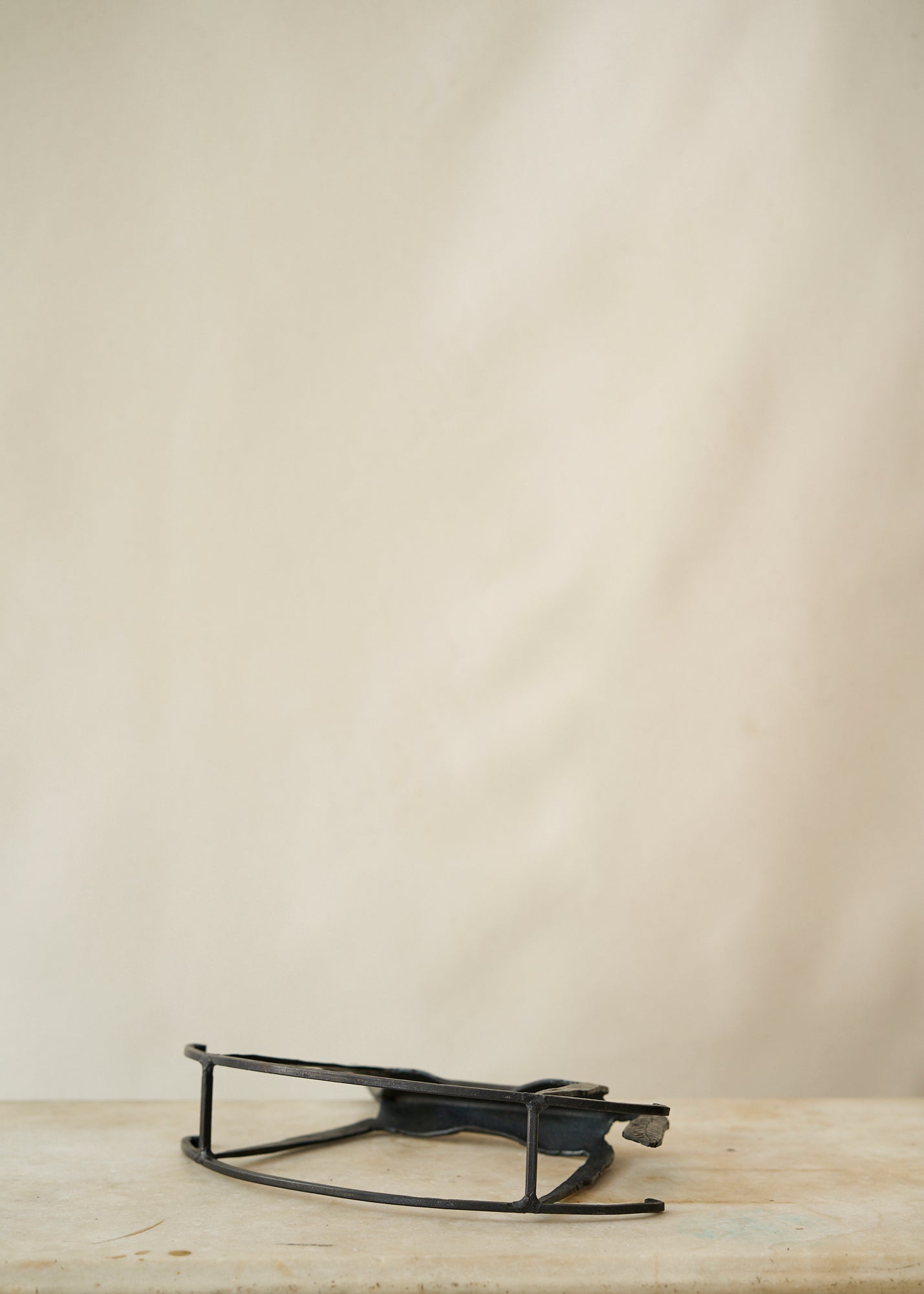 Folk Art Metal Rocking Horse