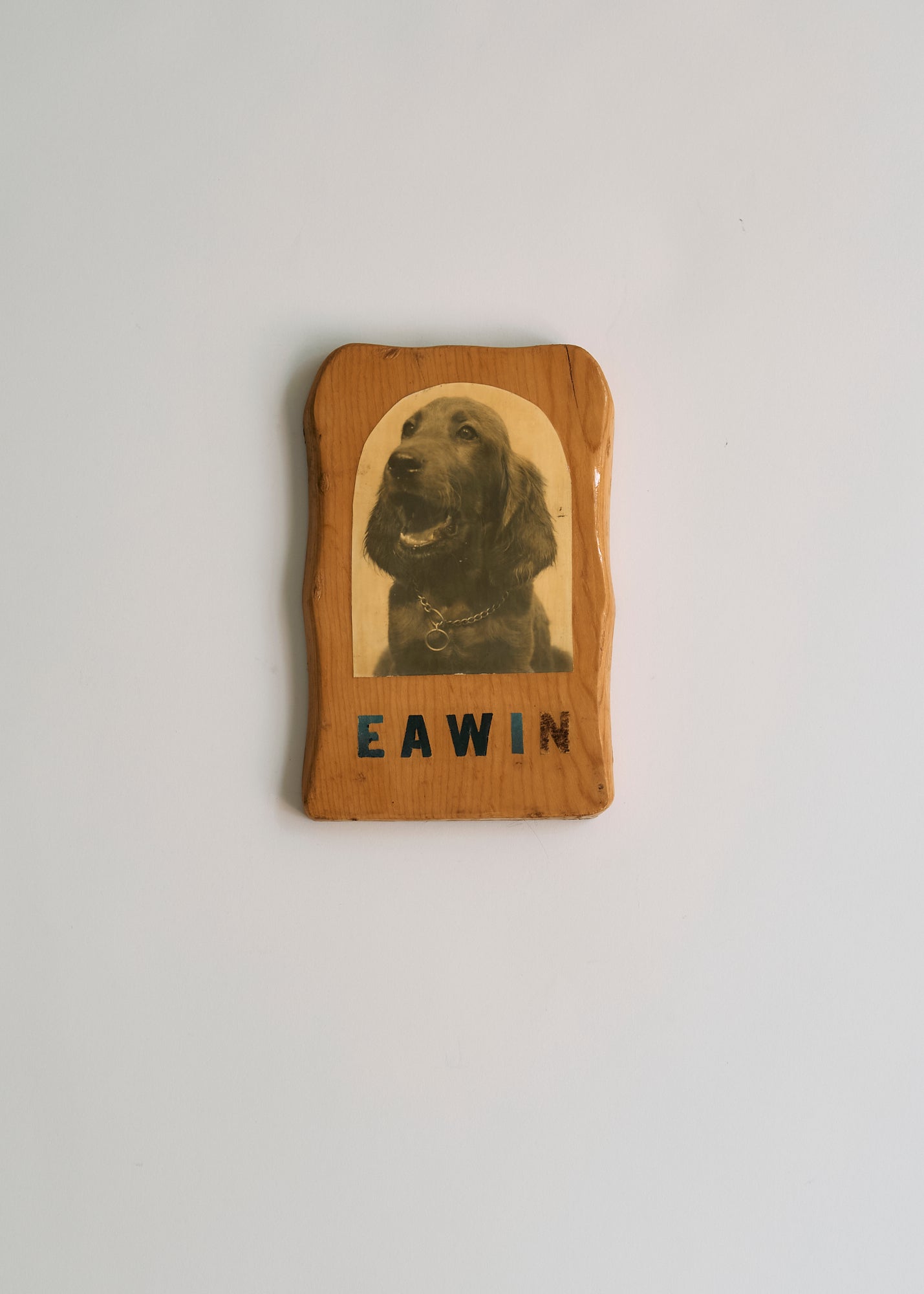 Vintage Folk Art Eawin the Dog