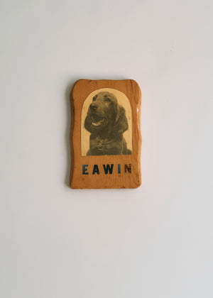 Vintage Folk Art Eawin the Dog