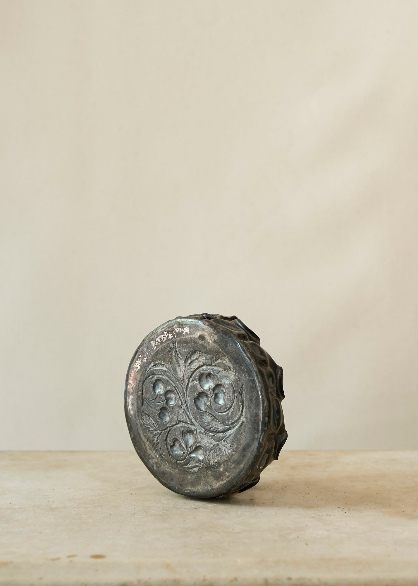 Vintage Metal Trinket Basket
