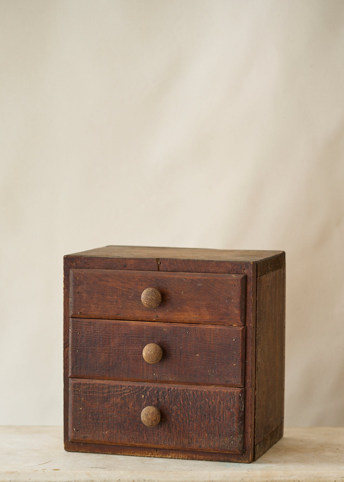 Rustic Wooden Set of Drawers