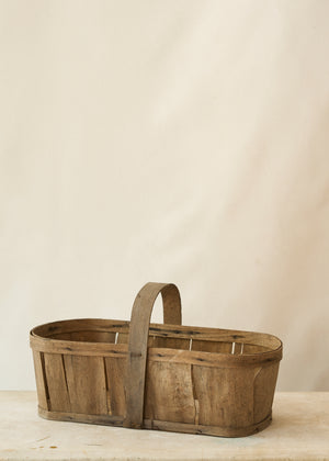 Wood Harvest Basket
