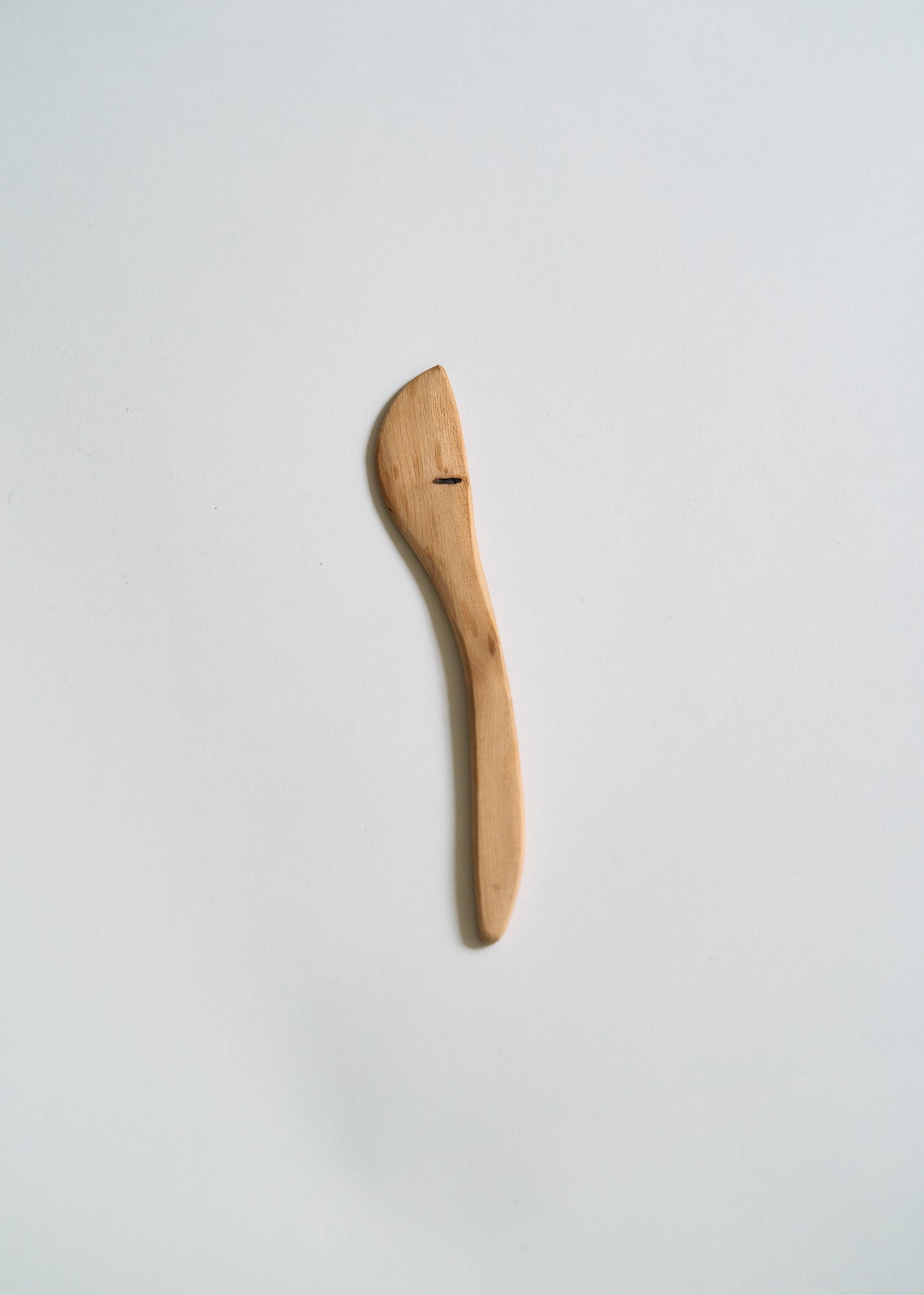 Vintage Hand Carved Wood Butter Knives