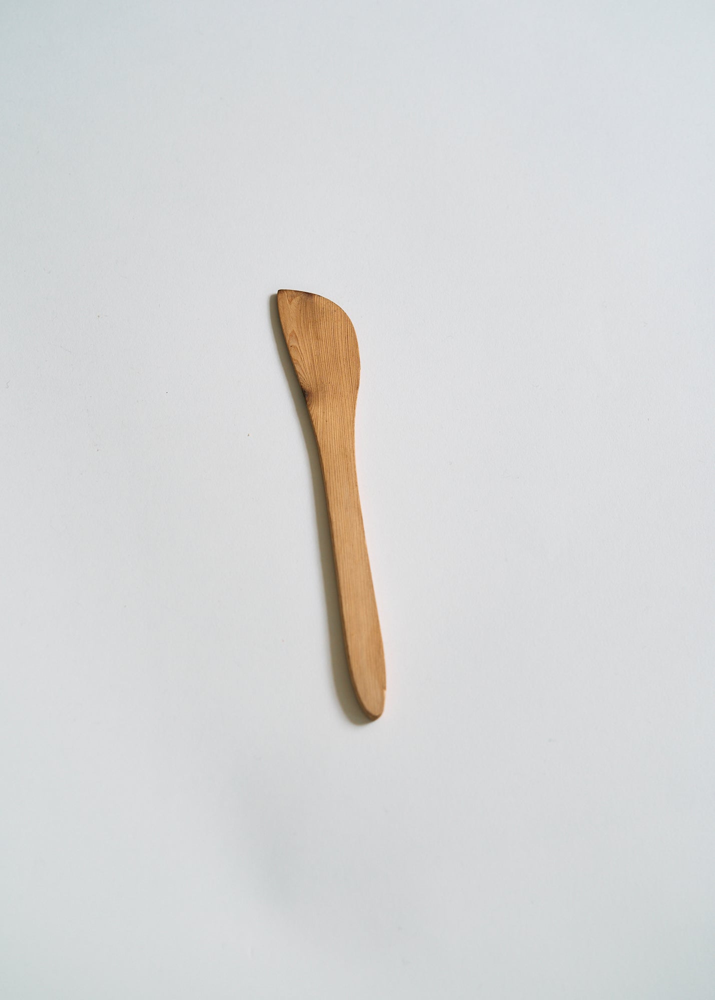 Vintage Hand Carved Wood Butter Knives