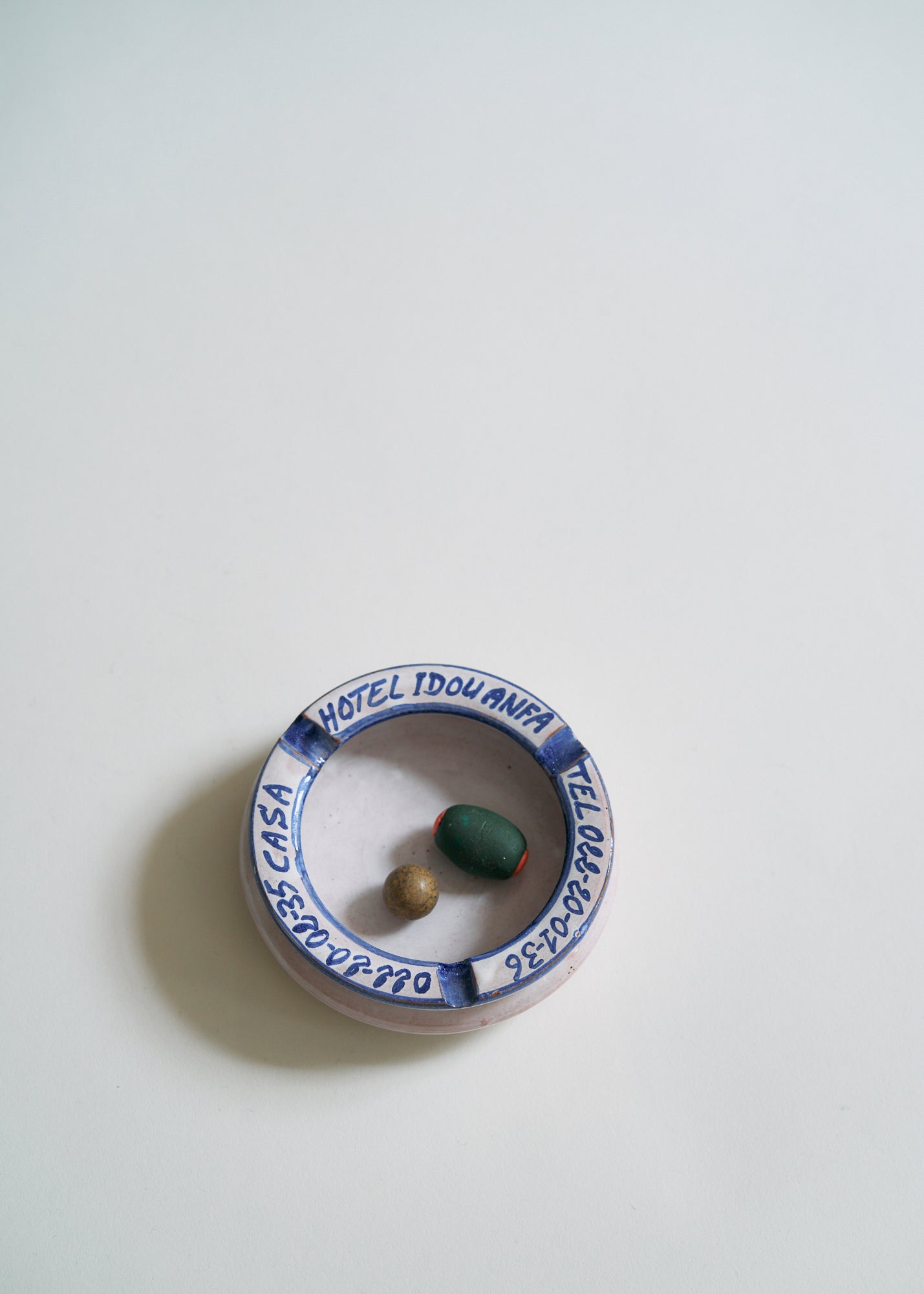 Vintage Handmade Ceramic Olive Dish