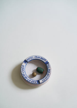 Vintage Handmade Ceramic Olive Dish