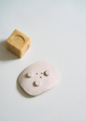 Hand Painted Ceramic Soap Dish