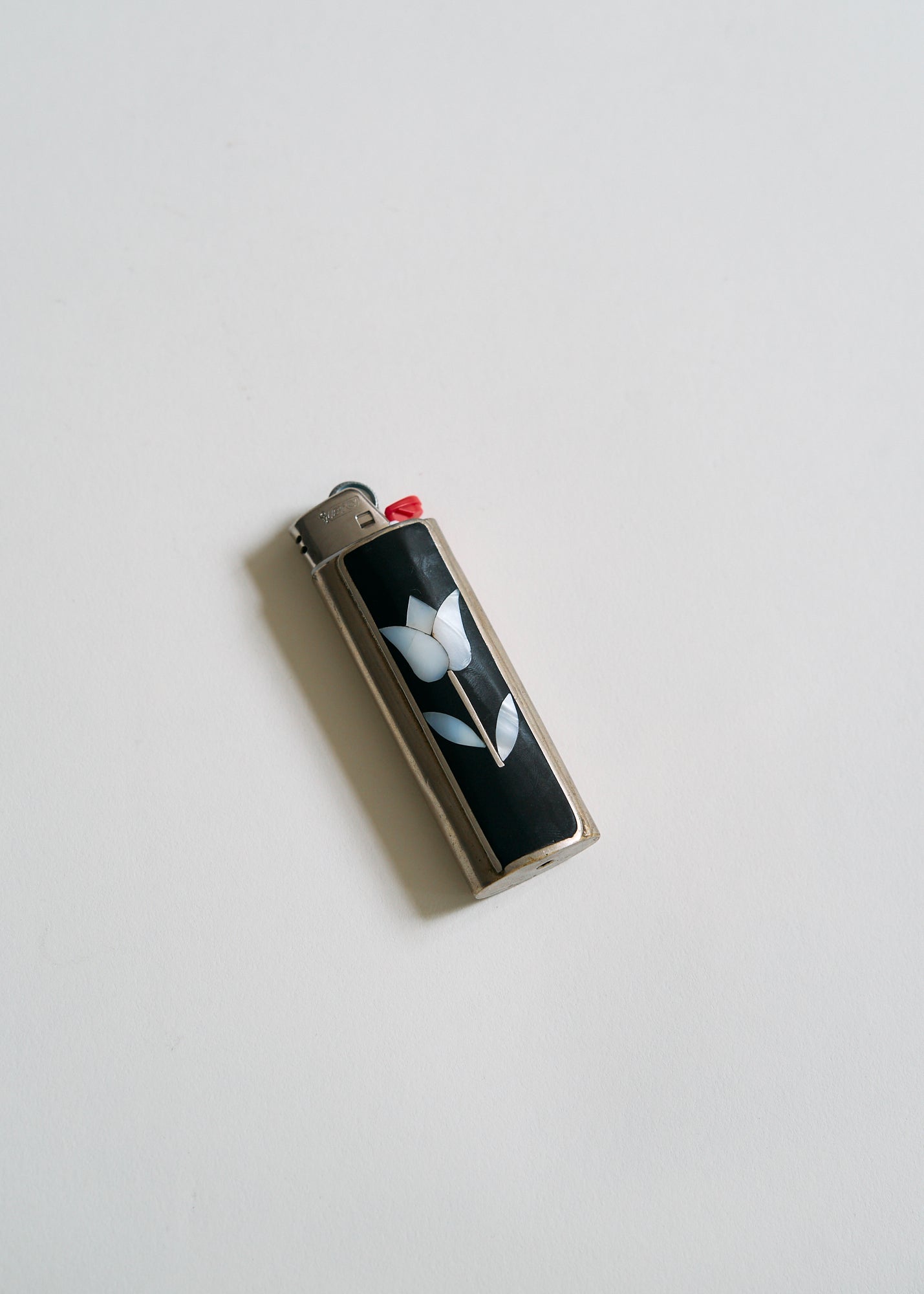 Vintage Handcrafted Sterling Inlay Lighter Covers