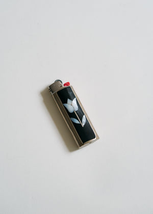 Vintage Handcrafted Sterling Inlay Lighter Covers