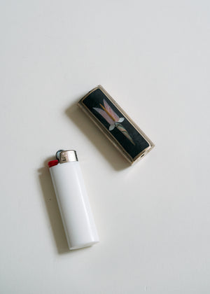 Vintage Handcrafted Sterling Inlay Lighter Covers