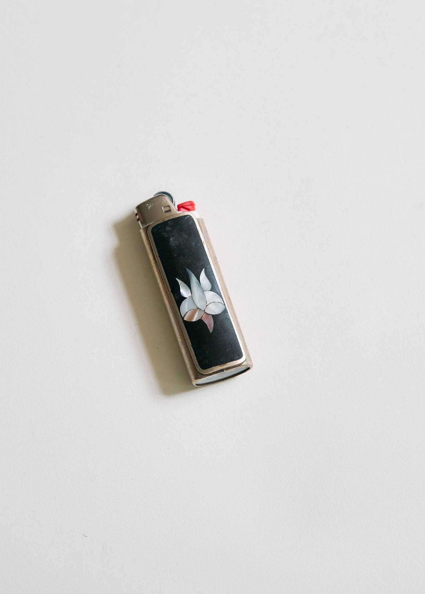 Vintage Handcrafted Sterling Inlay Lighter Covers