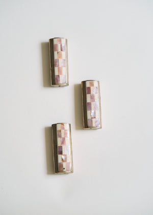 Vintage Handcrafted Sterling Inlay Lighter Covers