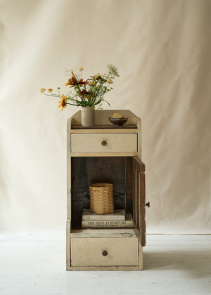 Antique Wooden Utility Cabinet