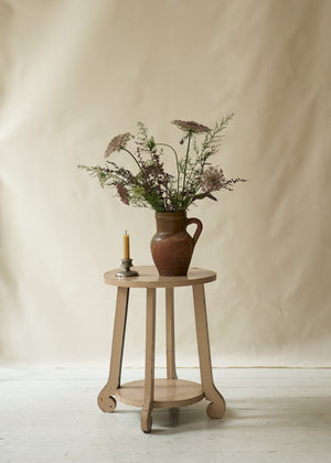 Vintage Painted Wooden Stool