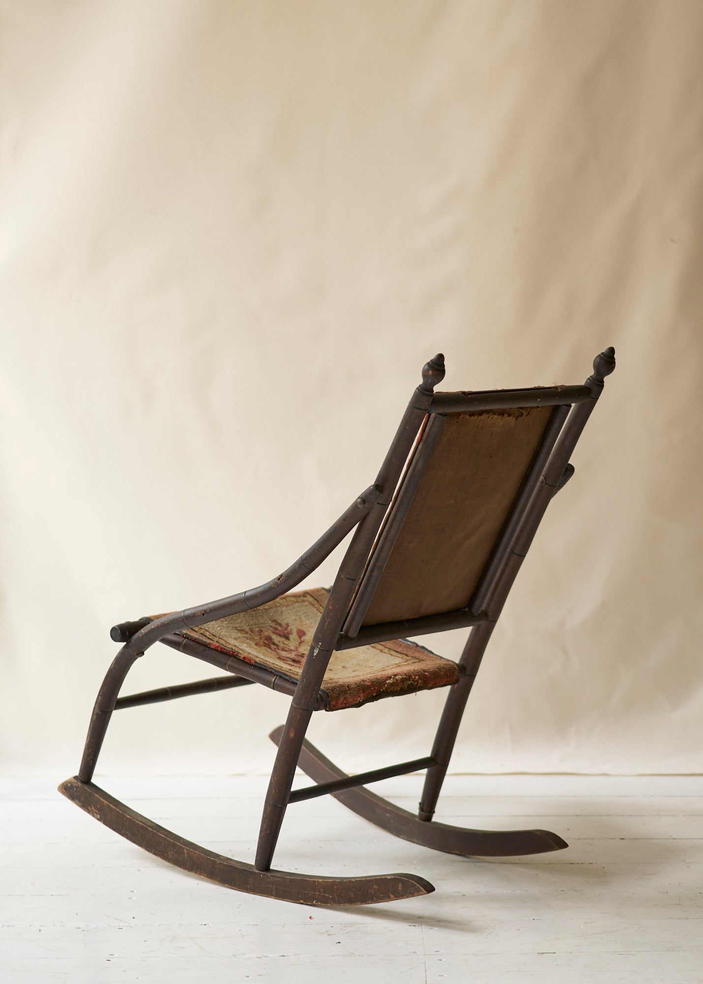Victorian Fabric Rocking Chair