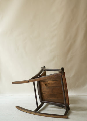 Victorian Fabric Rocking Chair