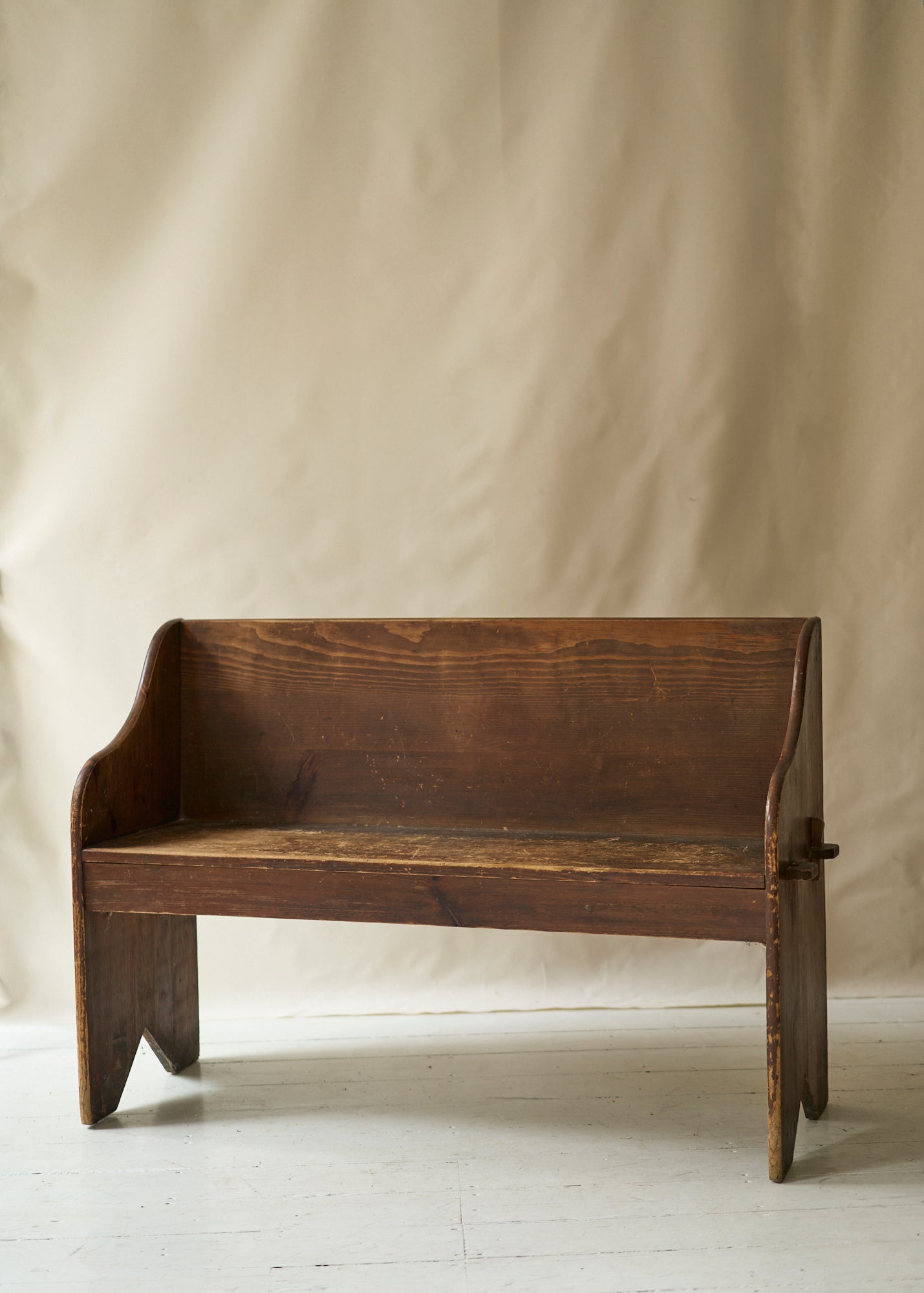 Antique Primitive Wooden Bench