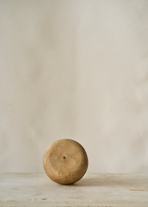 Folk Art Carved Wooden Mushroom
