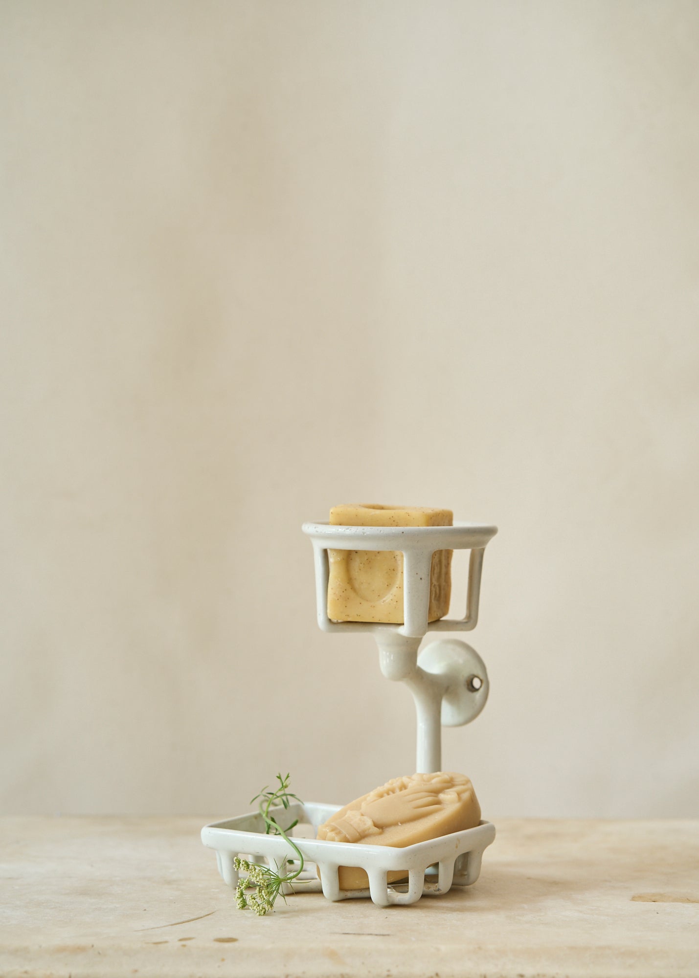 Vintage Enamel Soap Holder