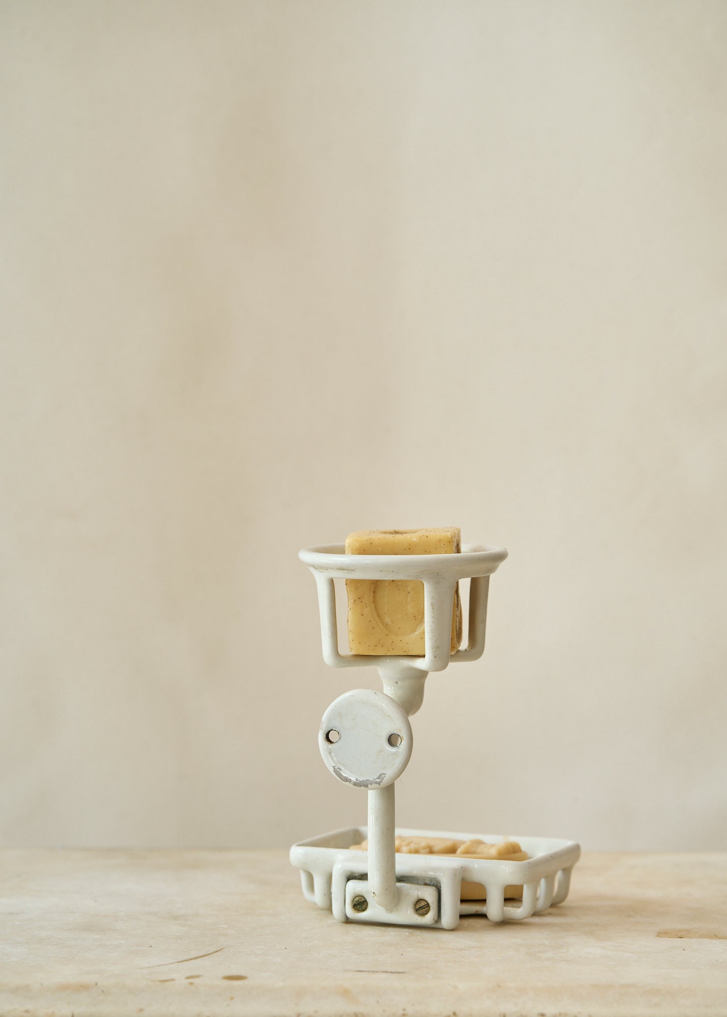 Vintage Enamel Soap Holder