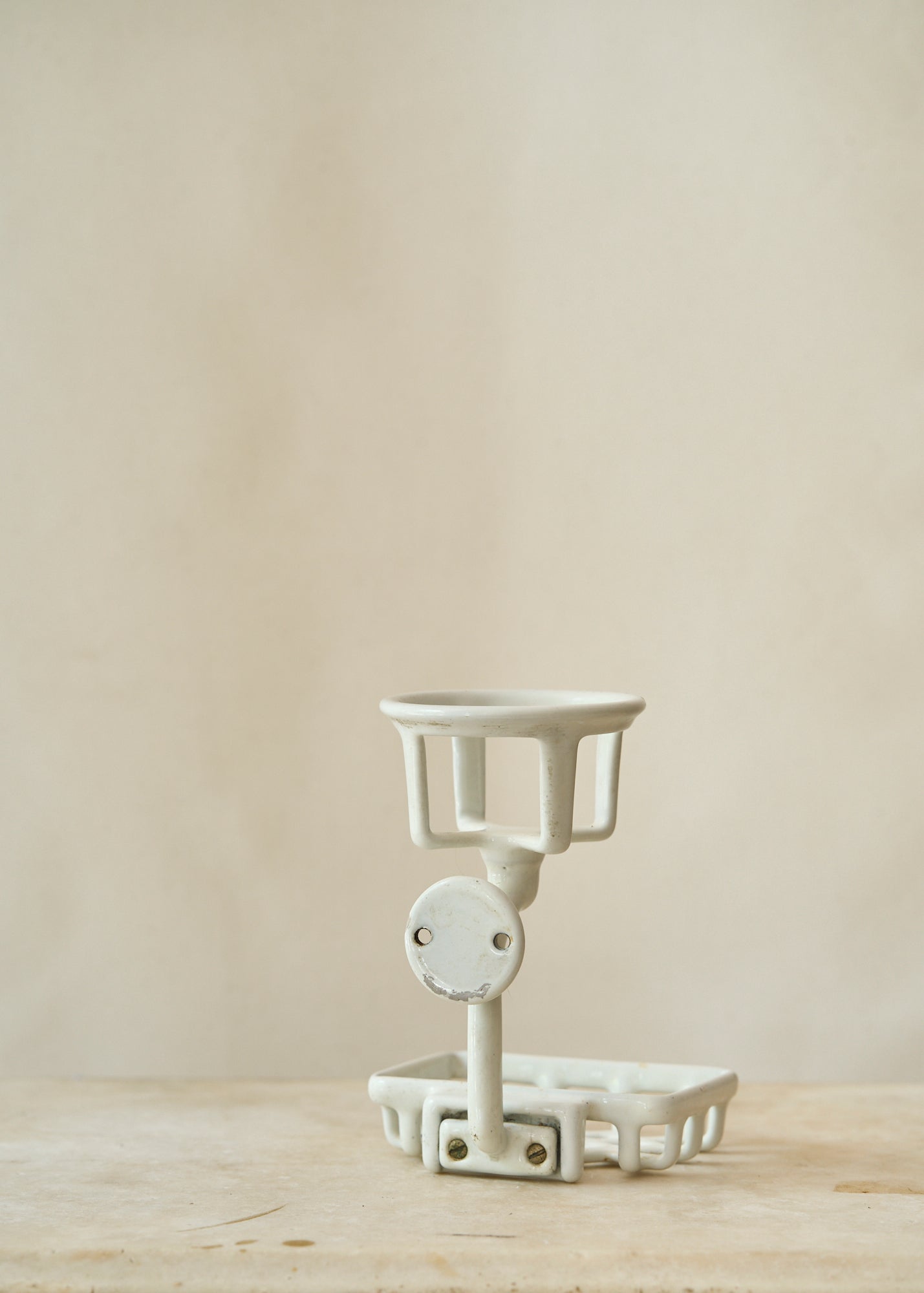 Vintage Enamel Soap Holder