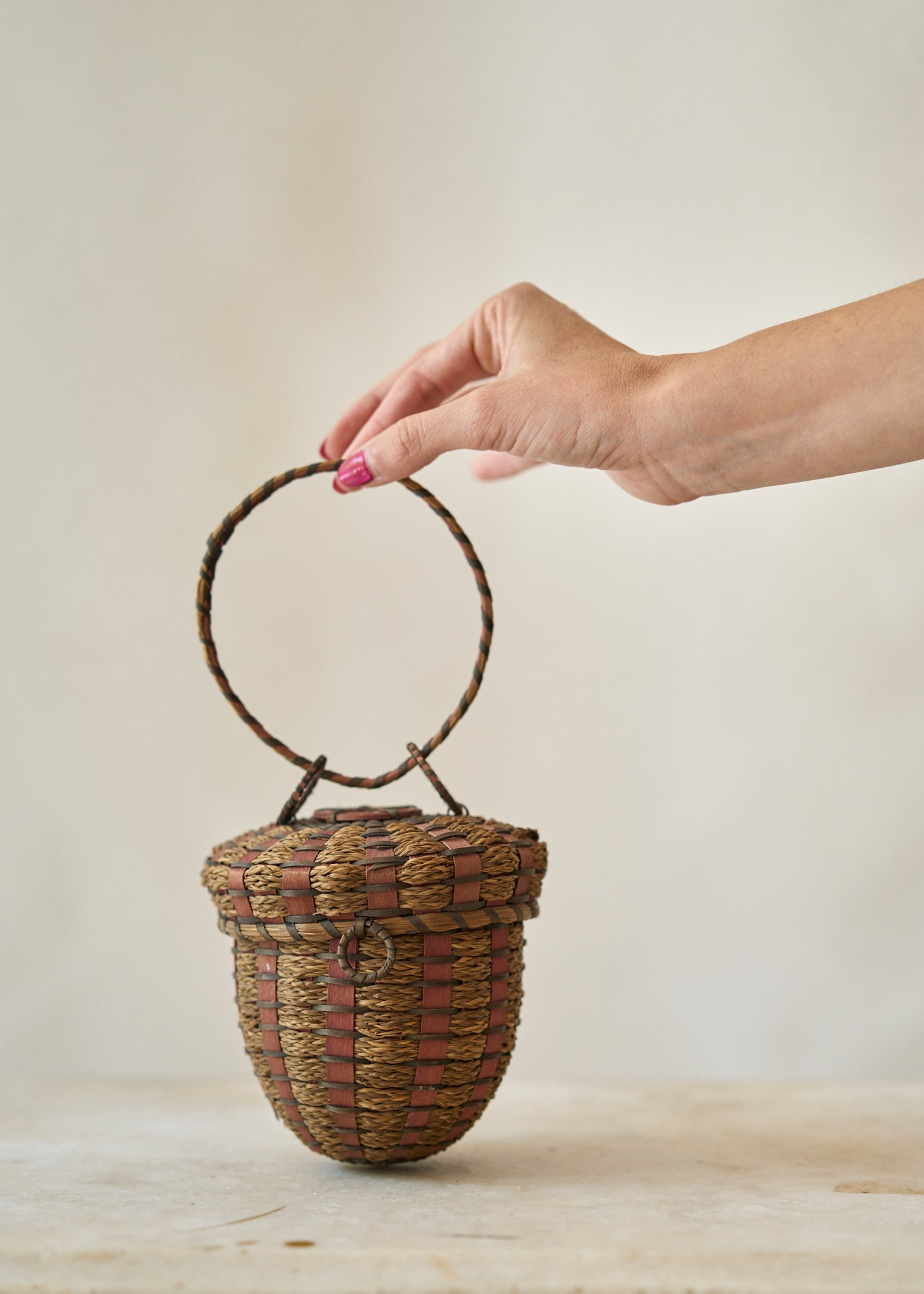 Woven Acorn Basket