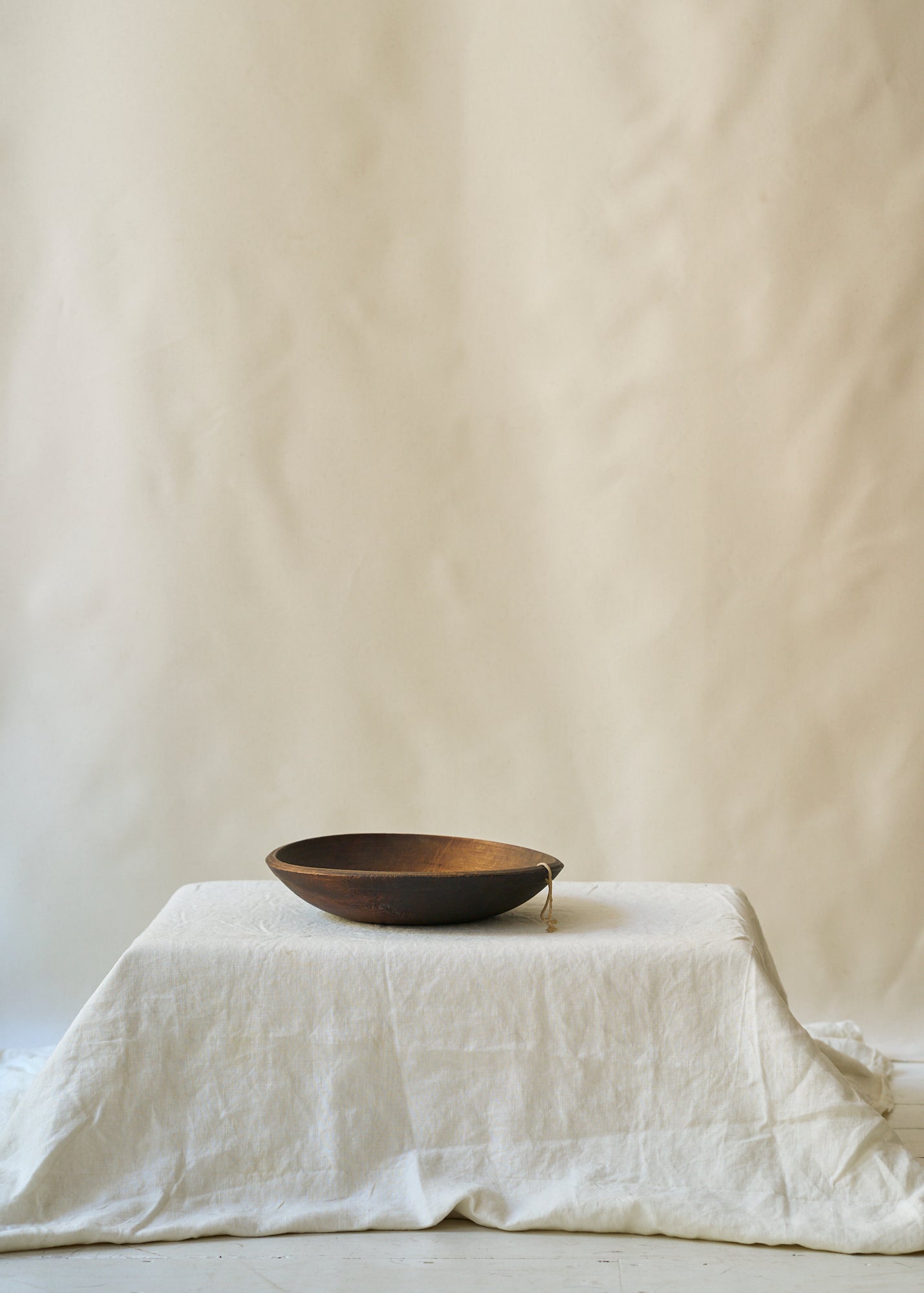 Antique Handmade Wood Bowl