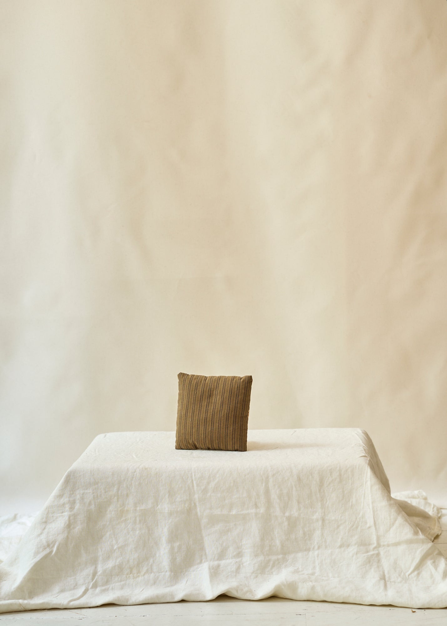 Small Antique Quilt Accent Pillow