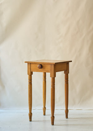 Antique Shaker Style Wood Side Table