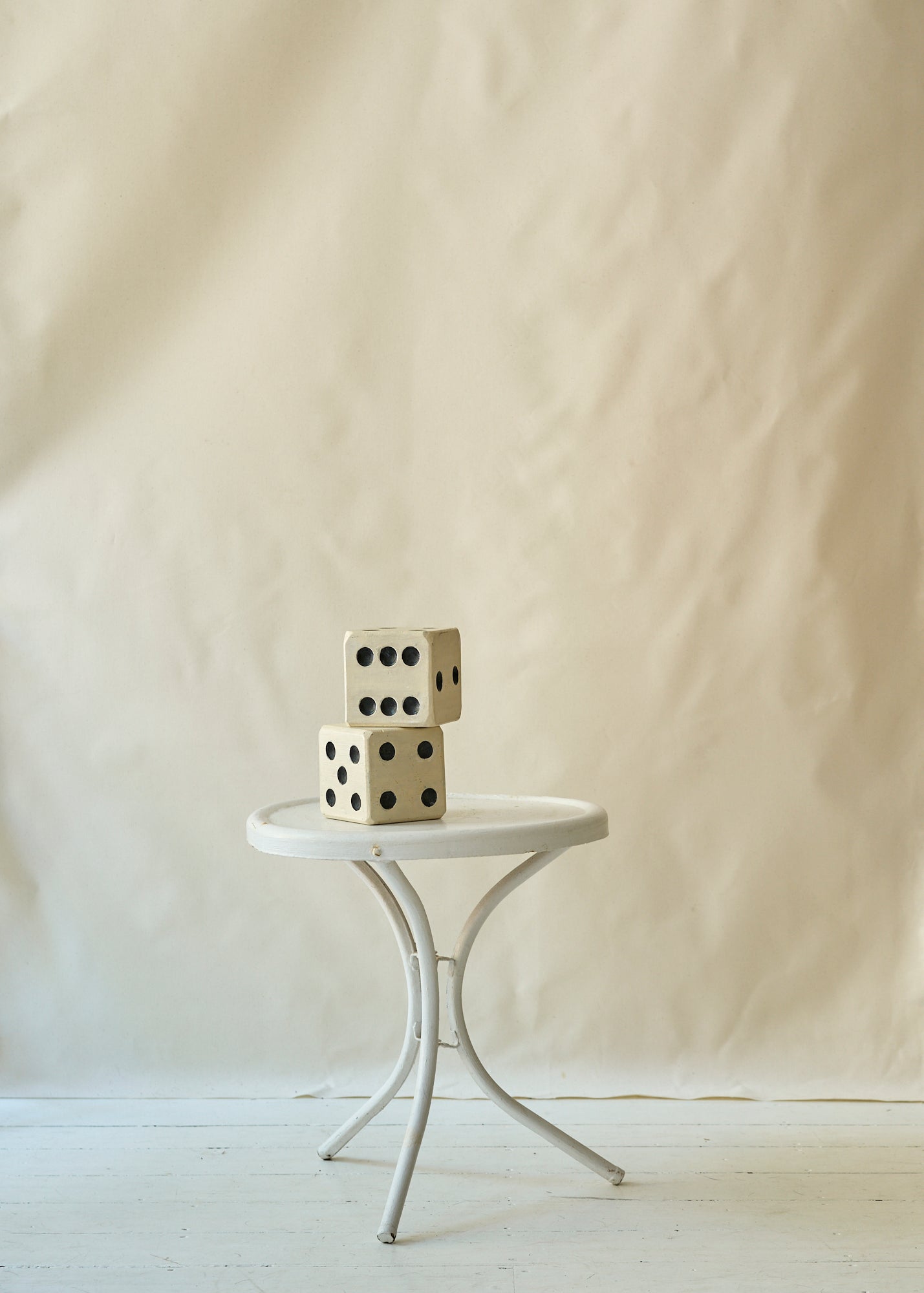 Mid Century Metal Side Table