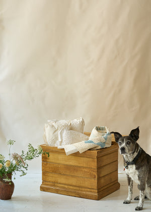 Vintage Wood Storage Box