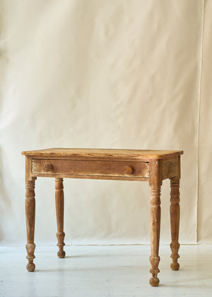 Antique Pine Table with Drawer