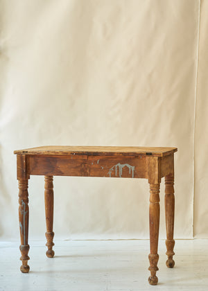 Antique Pine Table with Drawer