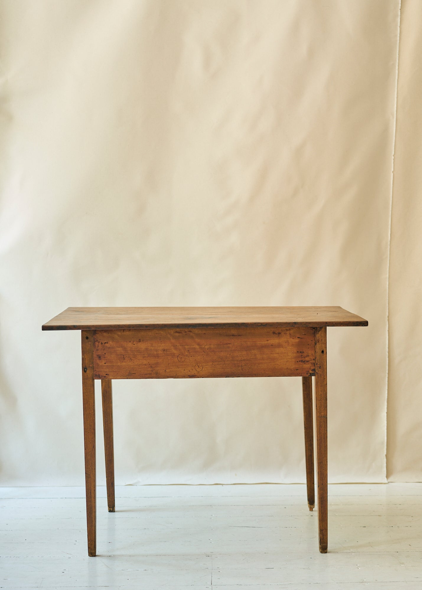 Antique Pine One Drawer Table